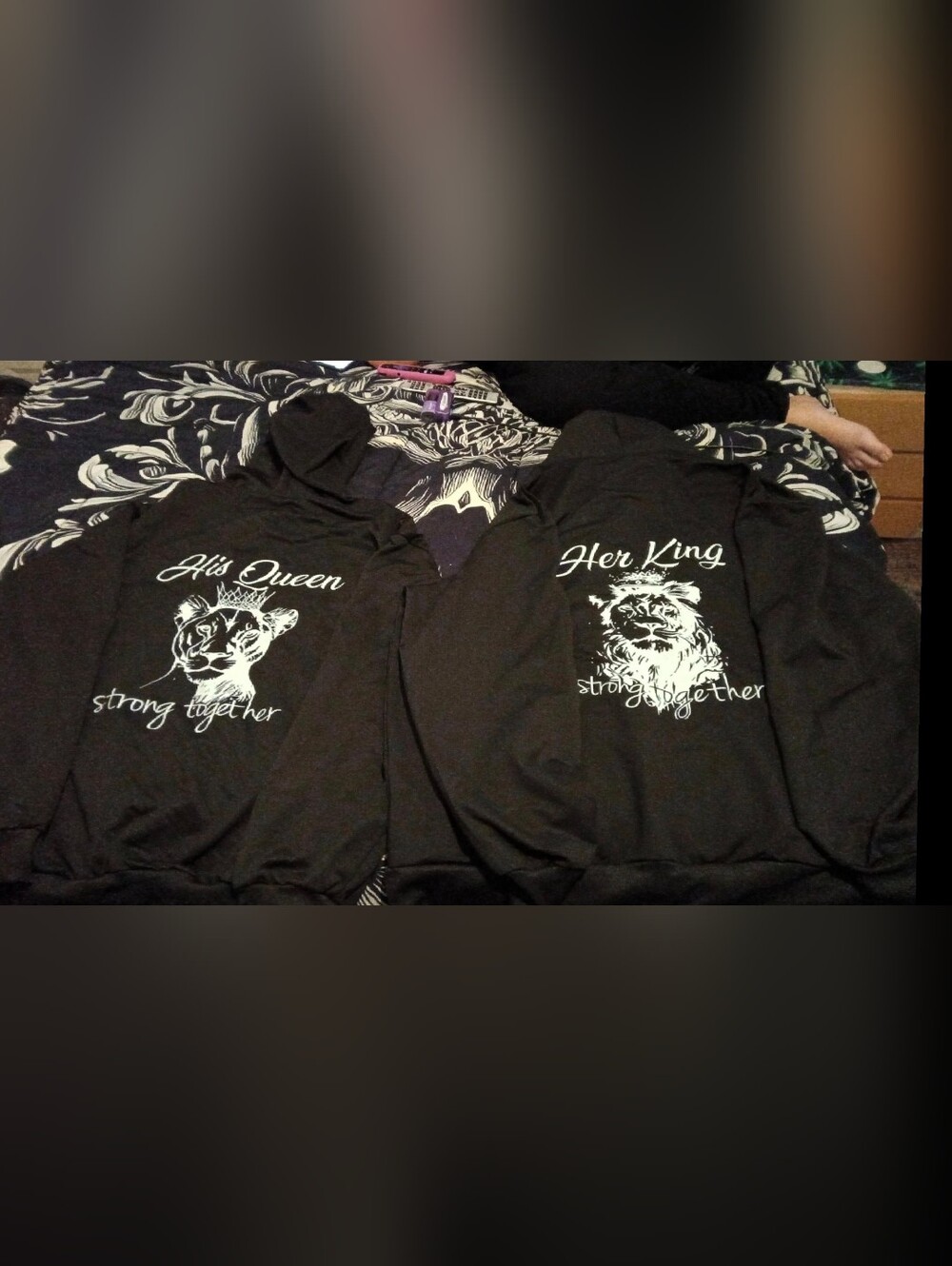 BN Couple pull over hoodies king and queen